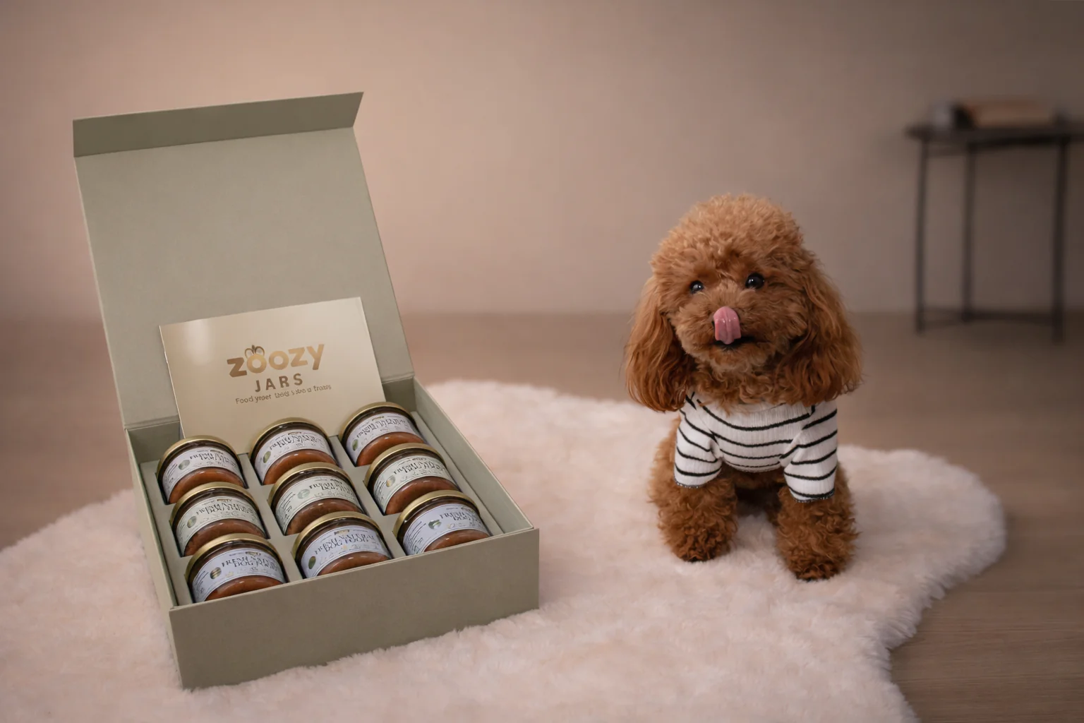 Zoozy Jars fresh dog food — Beef & Apples